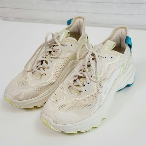 Sorel Kinetic Breakthru Day Lace Shoes in Bleached Ceramic, sz 9.5 - Picture 3 of 16